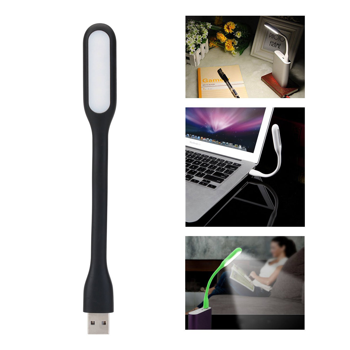 מנורת USB שטוחה - ברק